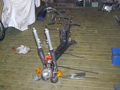 Yamaha fs-1 4 gear SOLGT - om vinteren (04) hvor den blev skilt helt ad. billede 10