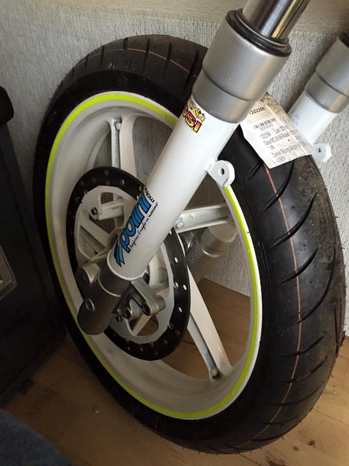 Aprilia supermotard byted til kawawasaki kx 250cc 1990 billede 6