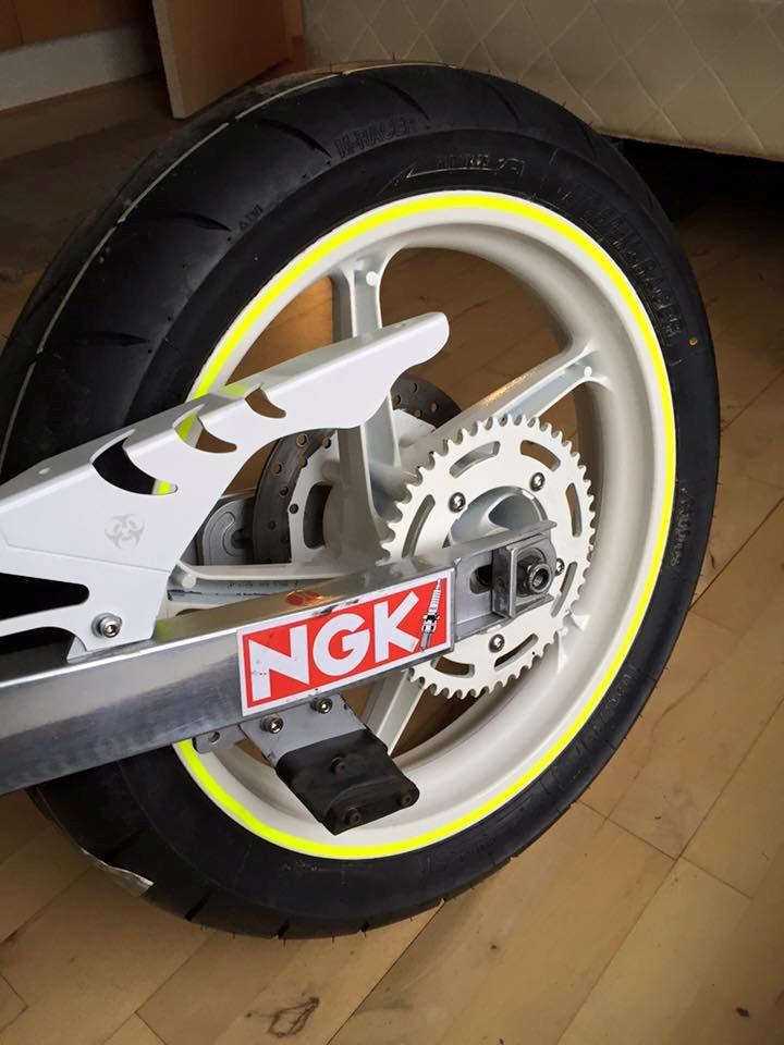 Aprilia supermotard byted til kawawasaki kx 250cc 1990 billede 9