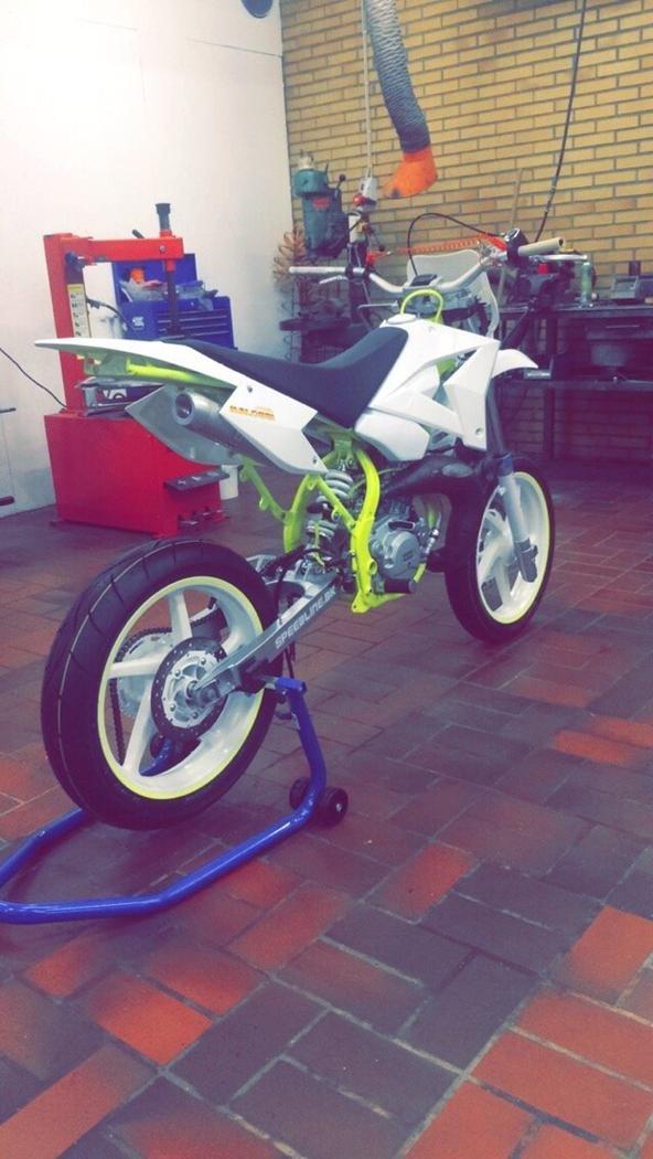 Aprilia supermotard byted til kawawasaki kx 250cc 1990 billede 3