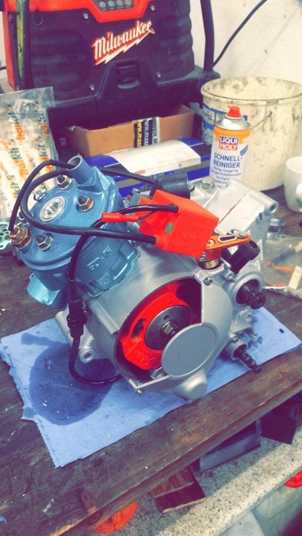 Aprilia supermotard byted til kawawasaki kx 250cc 1990 billede 12