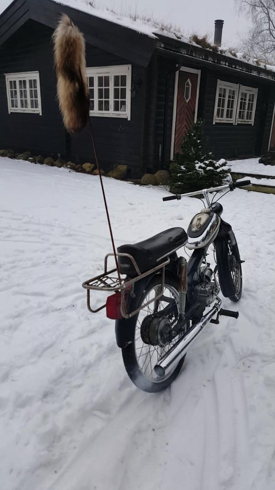 Puch Ms 50' "vilddyret"  - det var sgu en meget morsom dag, skred af vejen flere gange, haha billede 6