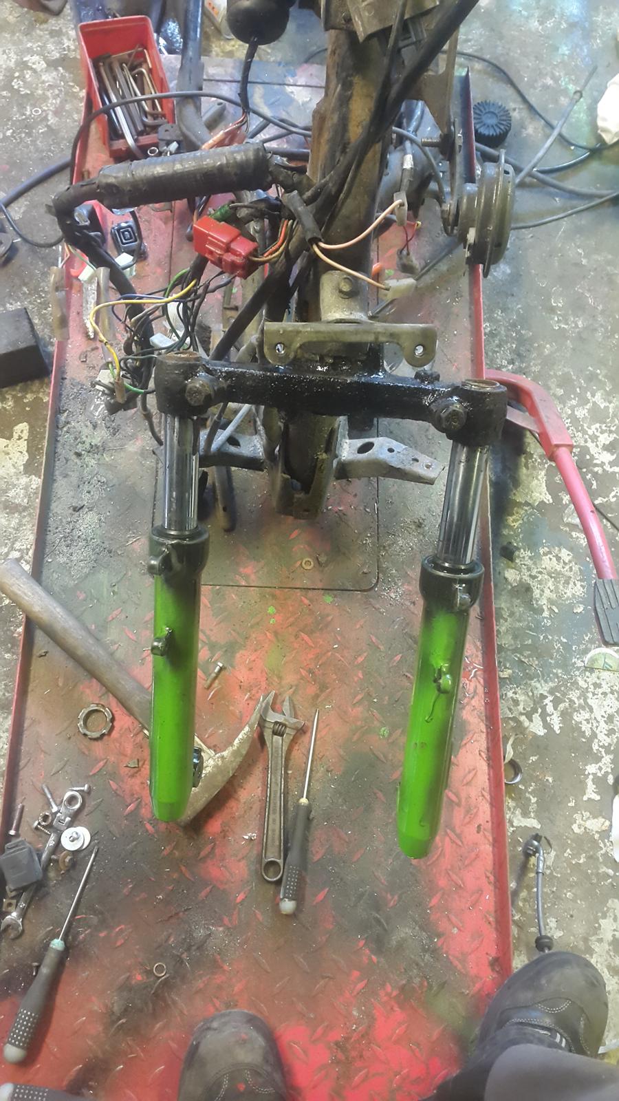 Yamaha  Yamaha jog r solgt 5200 kr. billede 17