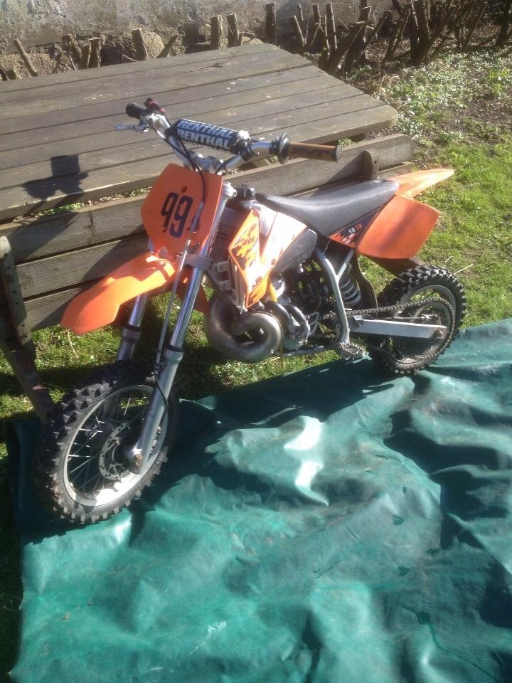 KTM 50sx SOLGT billede 3