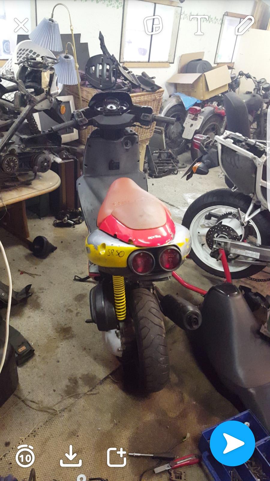 Aprilia sr 50 billede 7