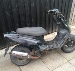 PGO hot 50  - sådan så den ud efter den har væet stjålet  billede 14