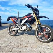Honda H.M. CRM derapage