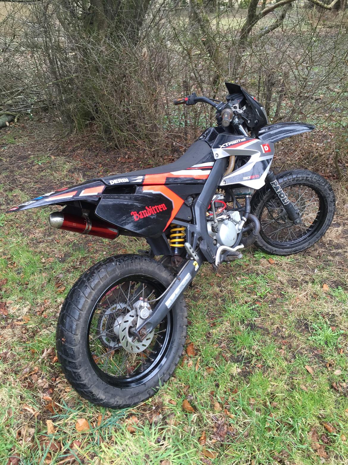 Derbi Senda X-Treme 50 - Banditten! |Kørt galt| billede 4