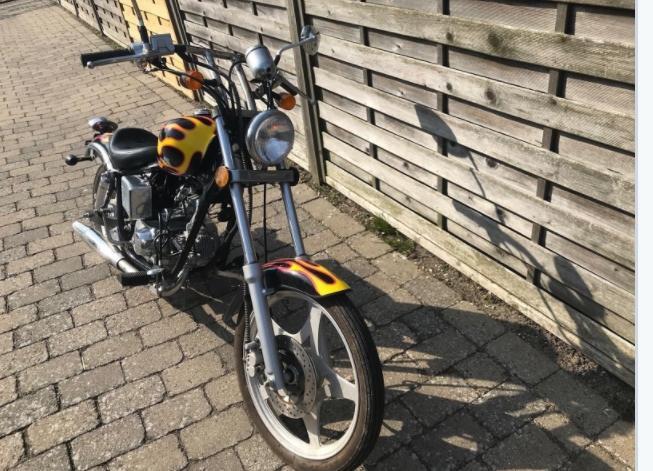 Kinroad Chopper - Lige da jeg havde købt den (Gamle motor) billede 5