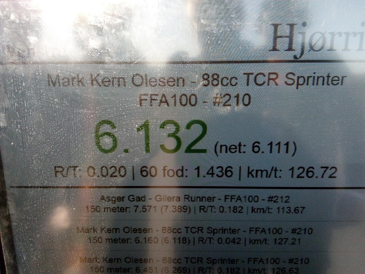 Yamaha 88cc TCR Dk´s hurtigste ffa100 og outlaw 2018 billede 7
