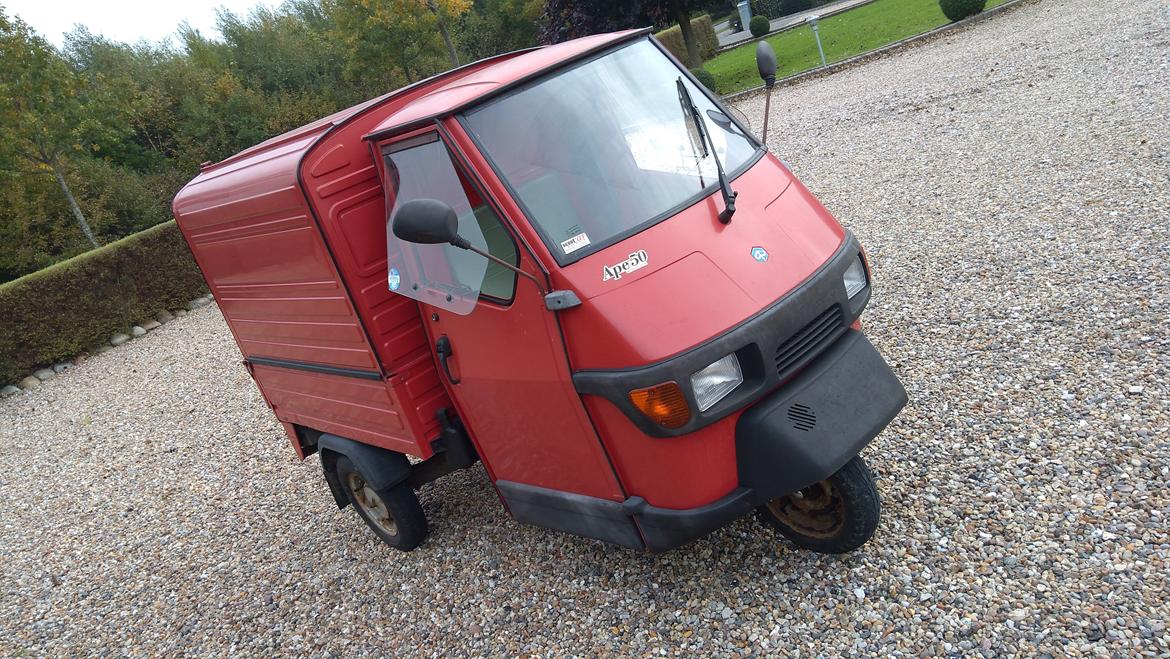 Piaggio APE 50 van (SOLGT) billede 9
