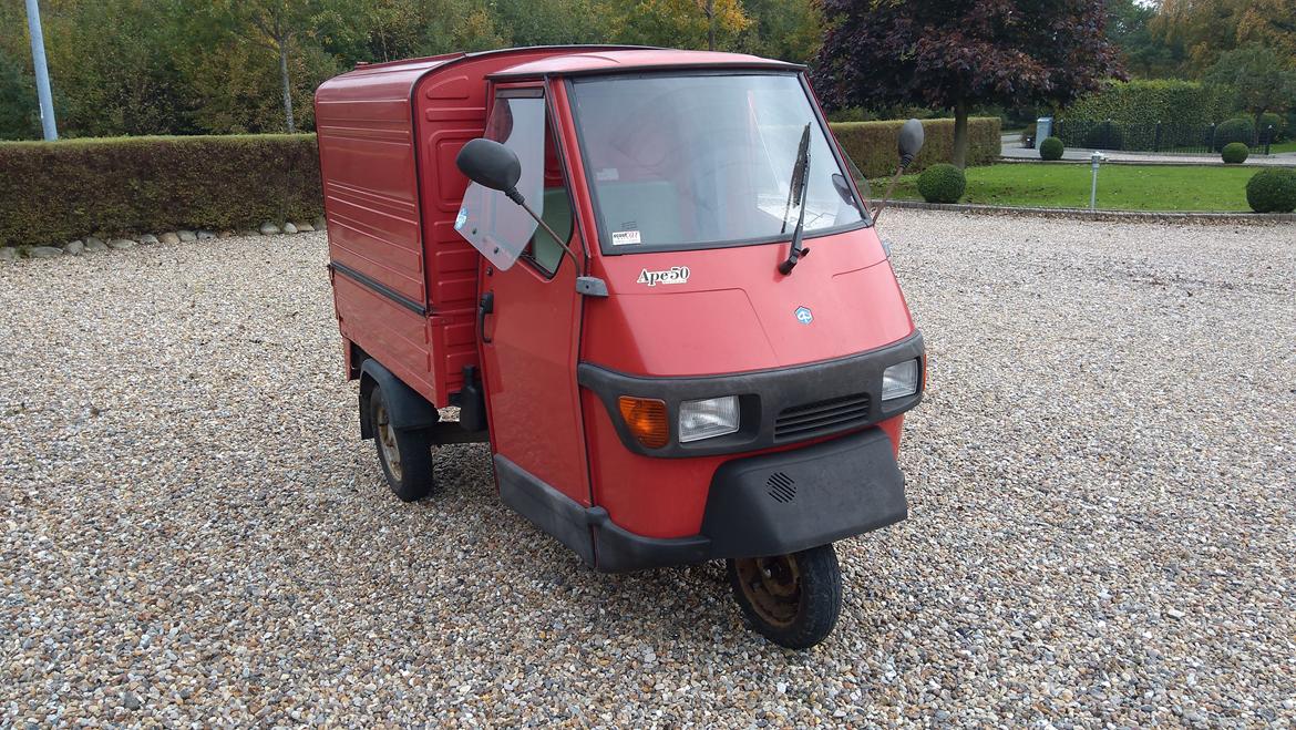 Piaggio APE 50 van (SOLGT) billede 8