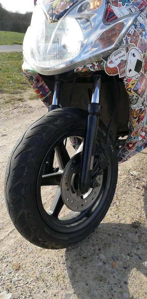 Yamaha Jog R - Malet forgaffel billede 14