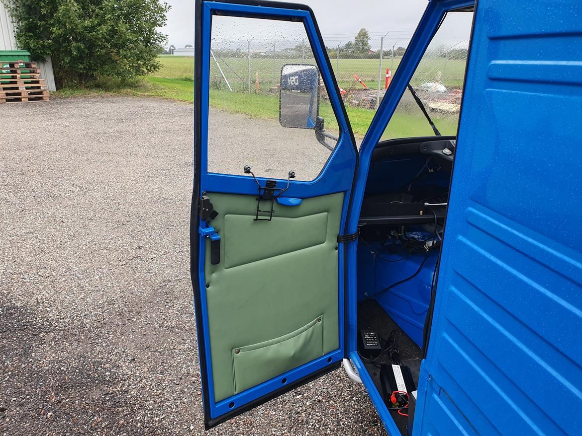 Piaggio ape50 europe van 25 km/t Blue action billede 1