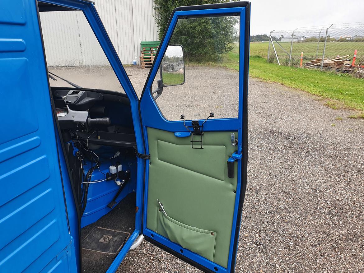 Piaggio ape50 europe van 25 km/t Blue action billede 2