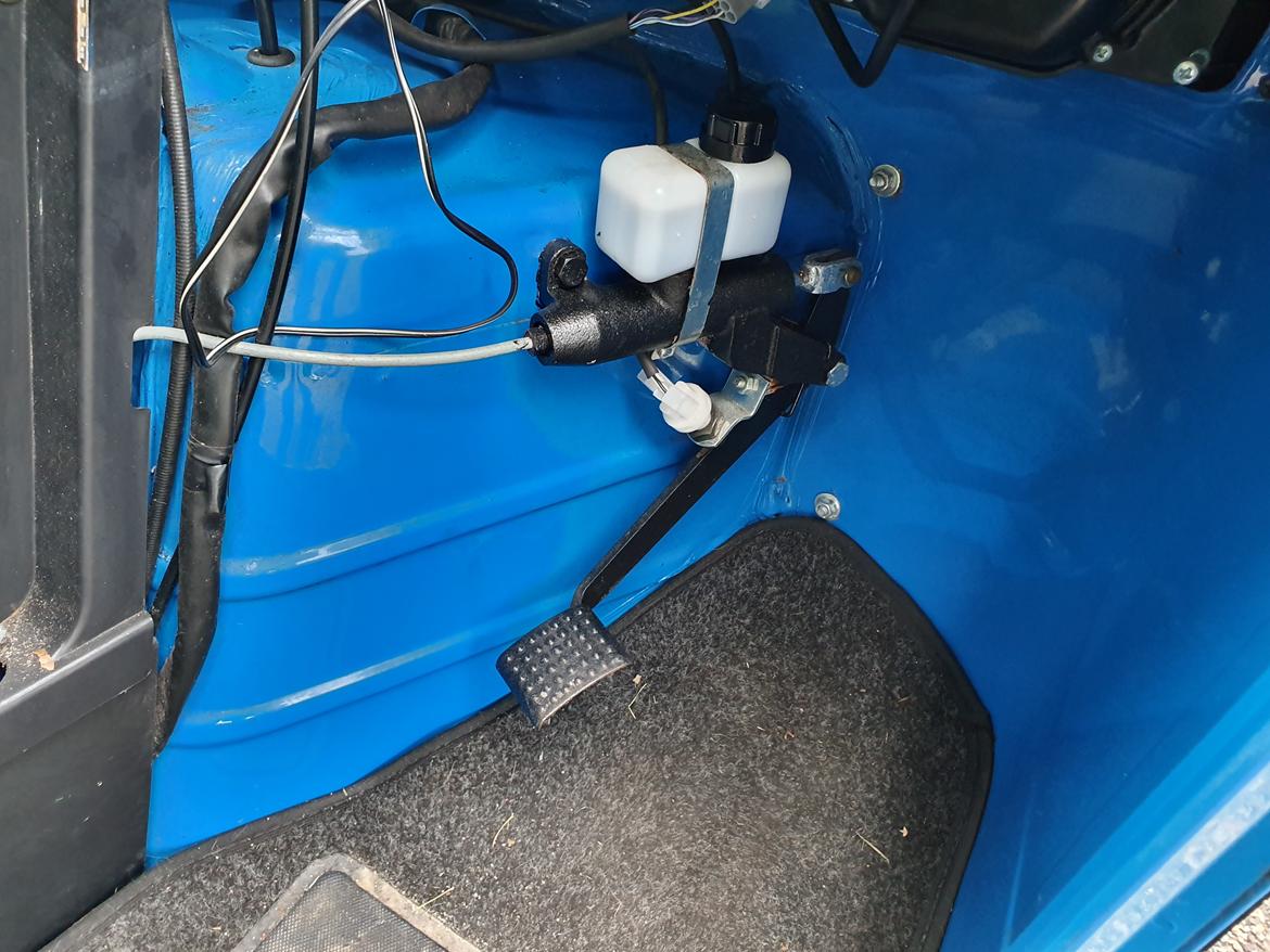 Piaggio ape50 europe van 25 km/t Blue action billede 3