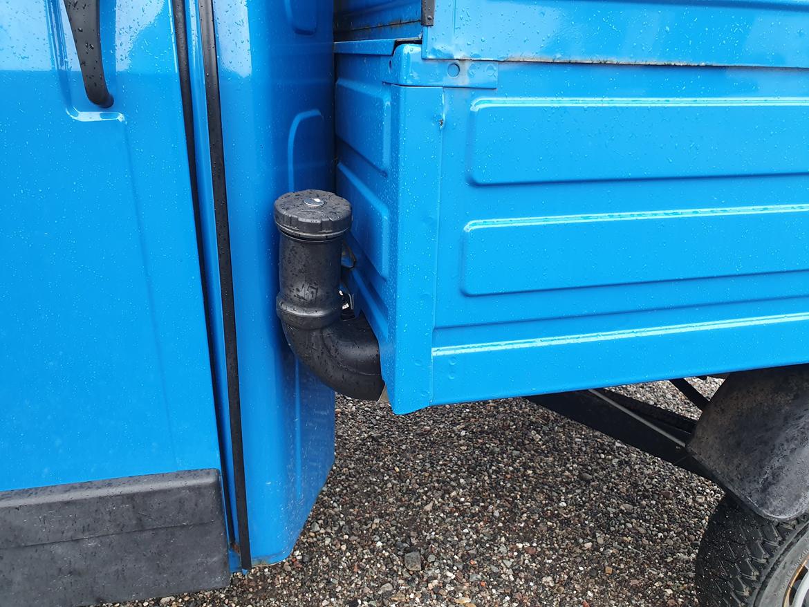 Piaggio ape50 europe van 25 km/t Blue action billede 6