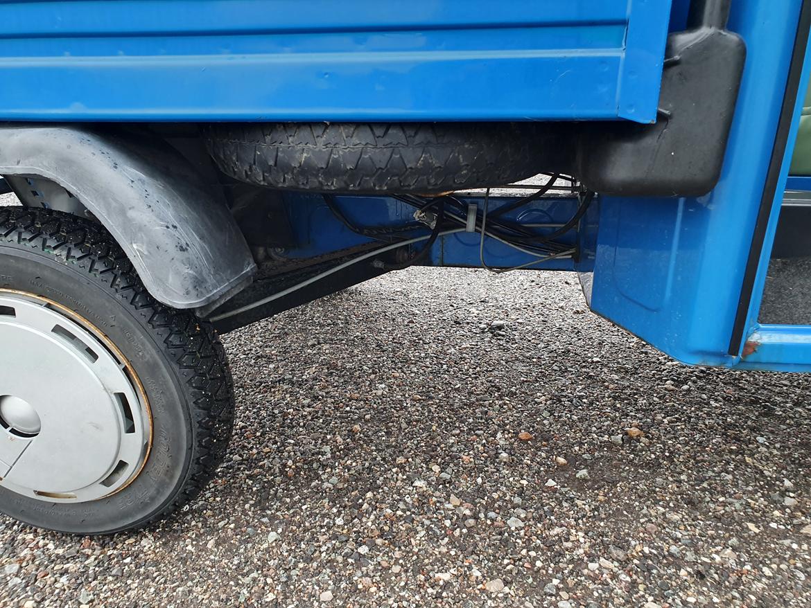 Piaggio ape50 europe van 25 km/t Blue action billede 7