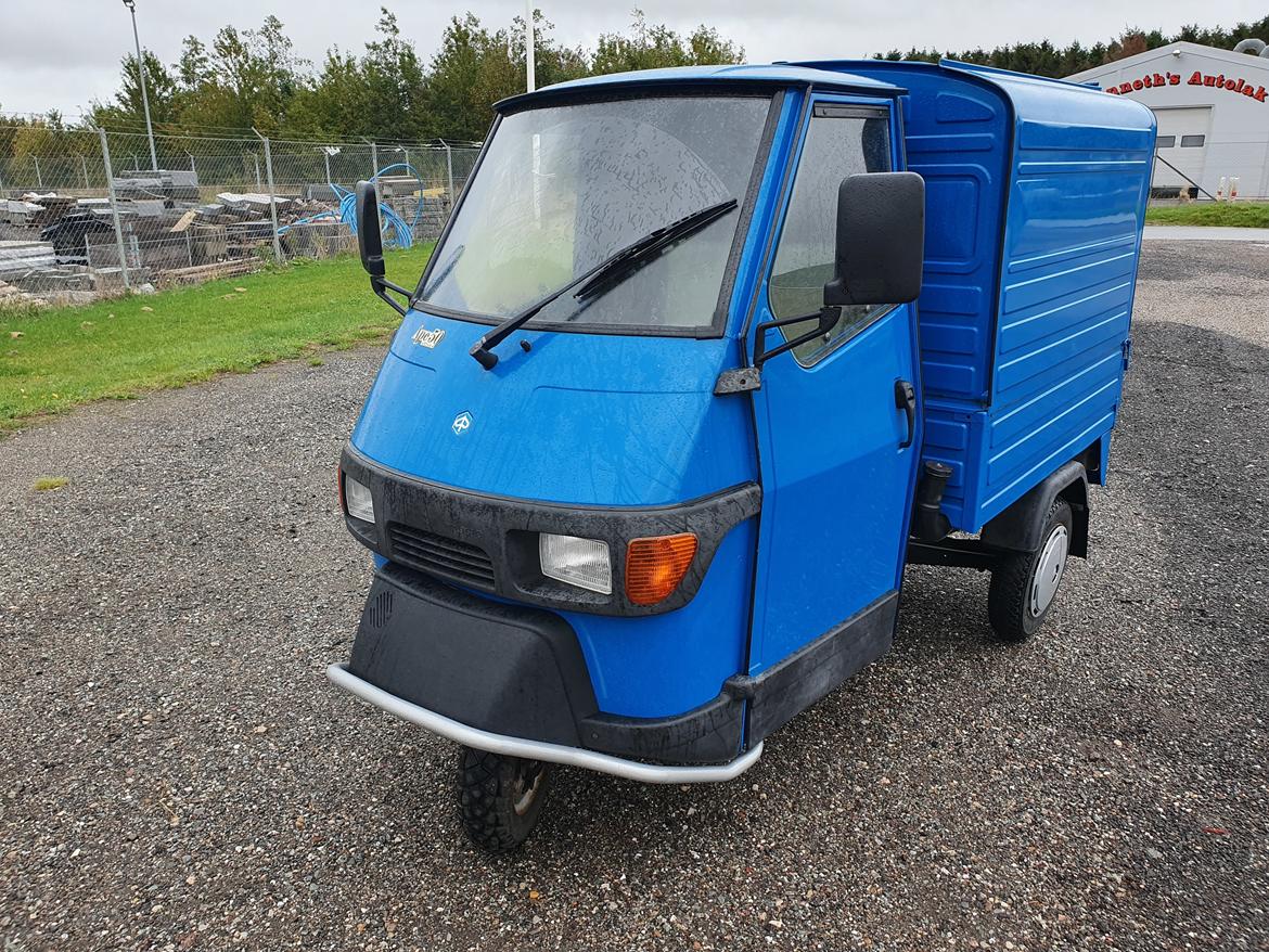 Piaggio ape50 europe van 25 km/t Blue action billede 14