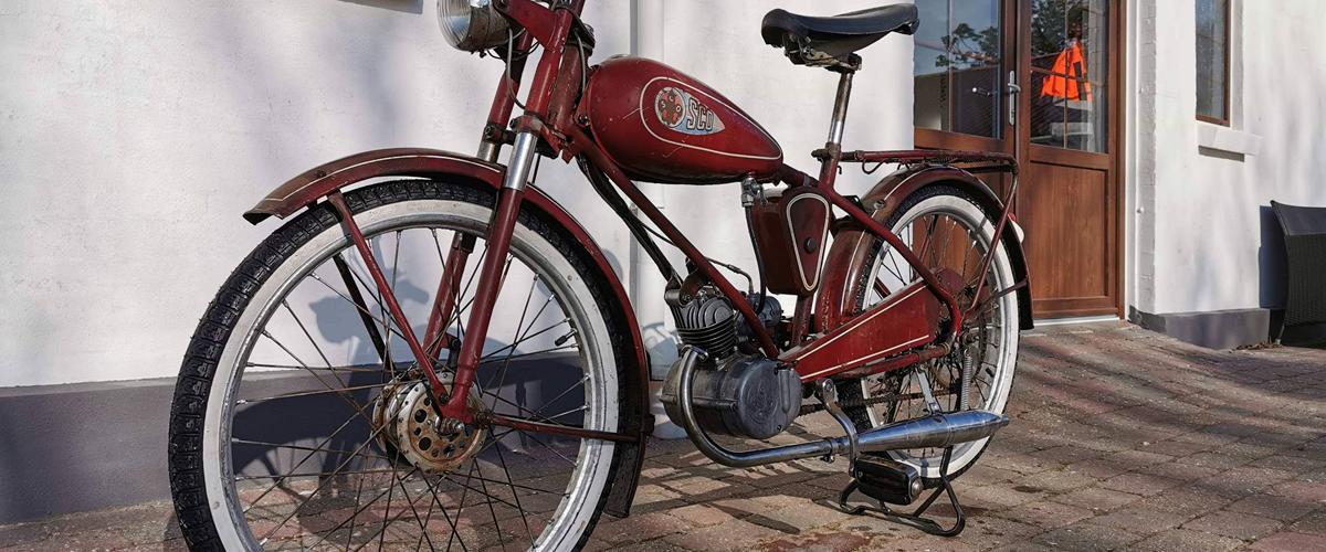 Sco Motor Sco minor de luxe - 1955 - rigtig fin sco 1 gears. står ...