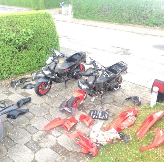 Gilera Runner SP 45er med min fede Ferrari skjolde  billede 4