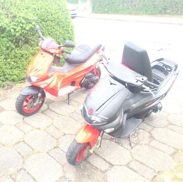 Gilera Runner SP 45er med min fede Ferrari skjolde  billede 15