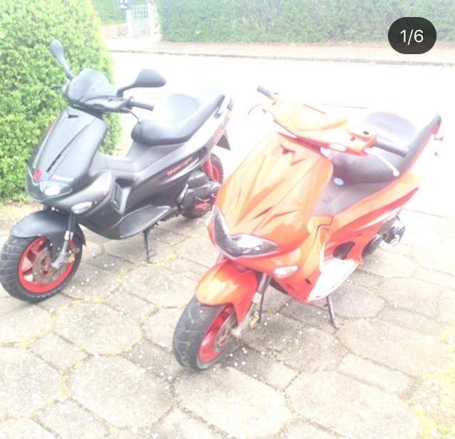 Gilera Runner SP 45er med min fede Ferrari skjolde  billede 9
