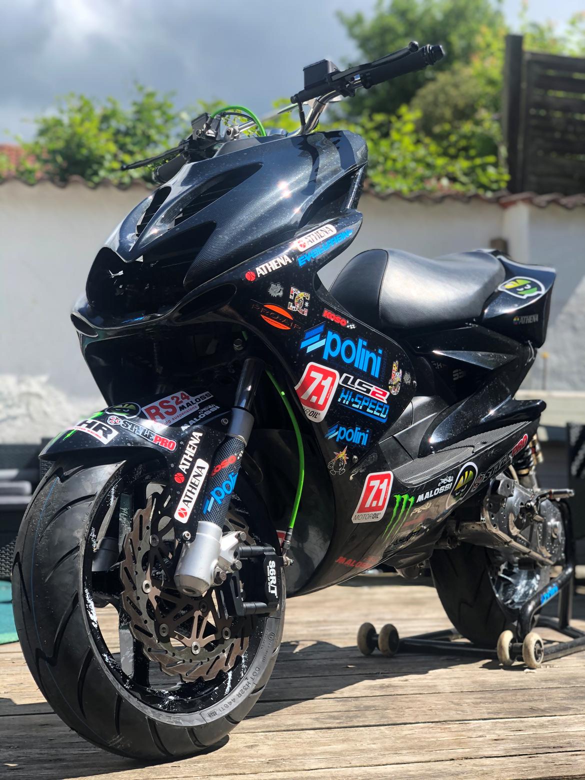 Yamaha Aerox Malossi MHR 70ccm  billede 1