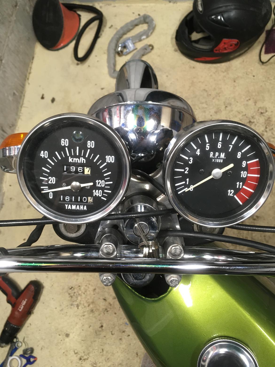 Yamaha Fs1 K1 - total gejl uden de sorte gummi muffer billede 12