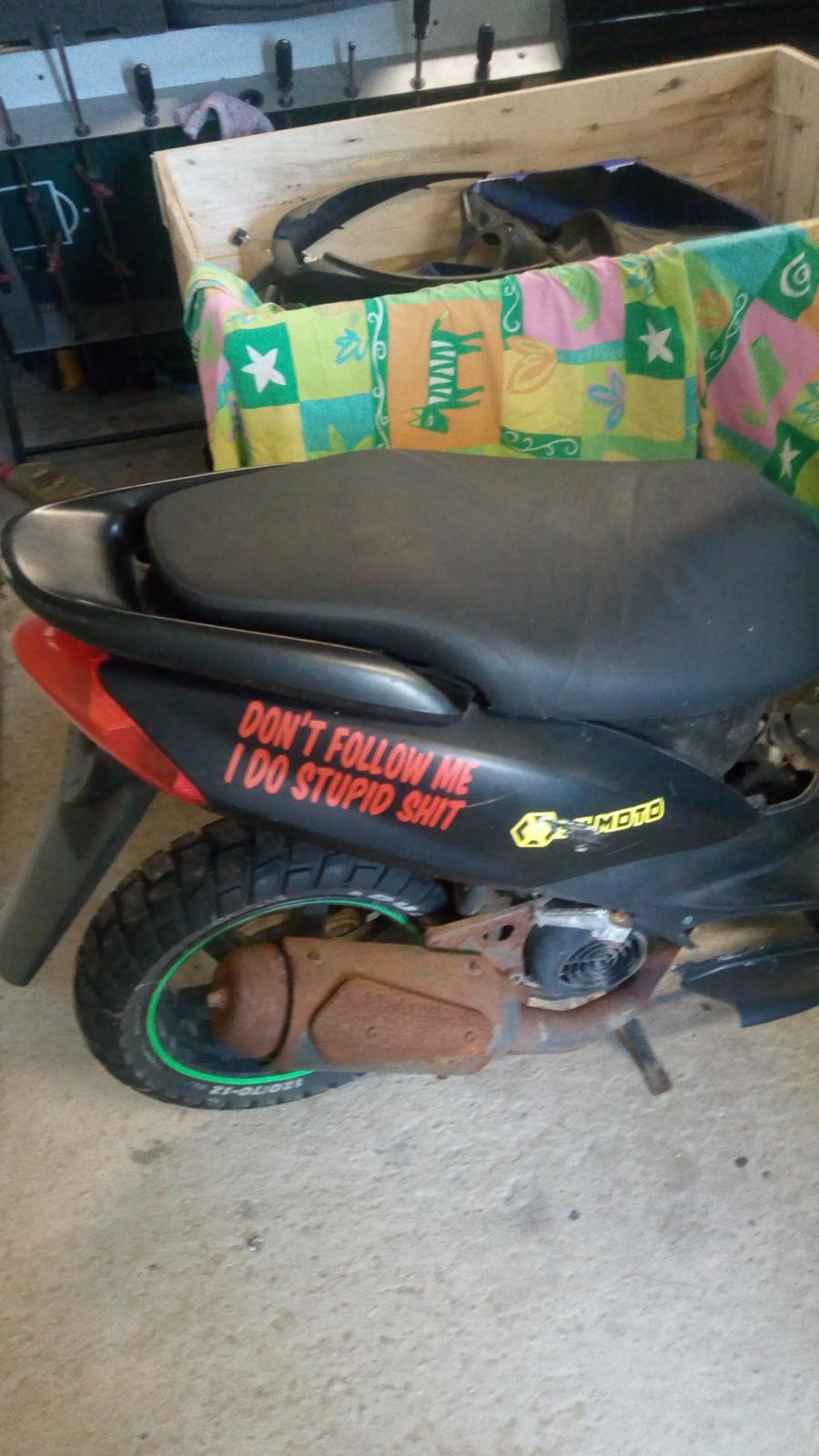 Yamaha Jog r - som den så ud da jeg købte den billede 7