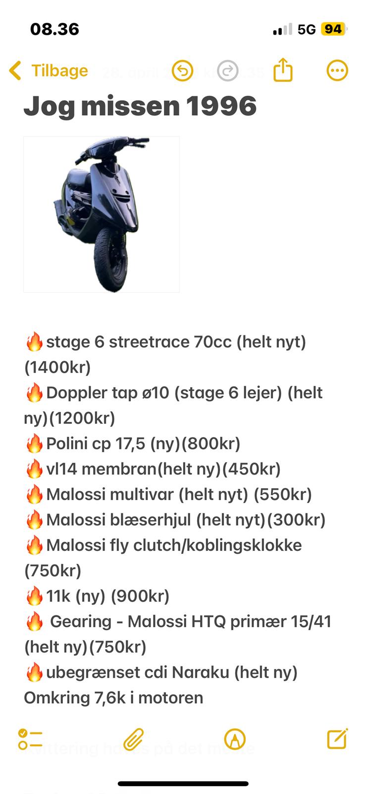 Yamaha Jog as / 3kj  billede 5