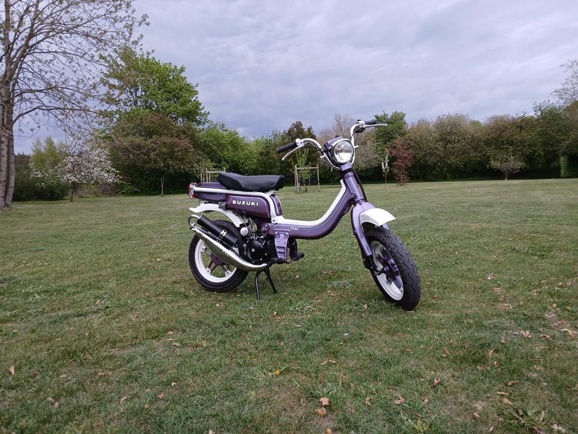 Suzuki Fz50 - med min custom laved knæk pot billede 9