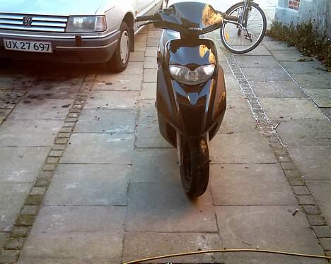 Honda sfx PROJEKT Færdig 28aug - scooteren lige efter jeg fik den :) billede 4
