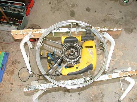 Puch Maxi K  - Solgt - Fælgen er blevet slibet. Det tog godt 5 timer!!  billede 2