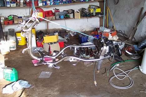 Yamaha Jog byttet til street billede 11