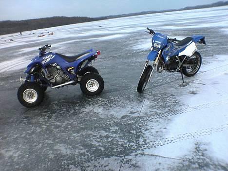 Suzuki smx  LC  SOLGT :(:(:(:( - Ude på Måsø :P   bare en Feed Yamaha Rapter 660 ccm :P billede 8
