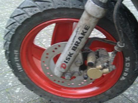 CPI ** popcorn - solgt - rød 12" med skive billede 2