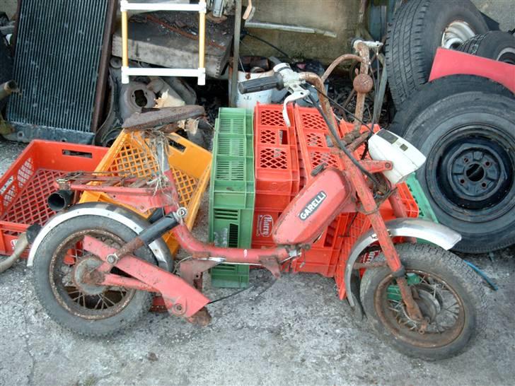 Garelli Katia + Zip - Af med gammelt ophæng og bagende ;) billede 11