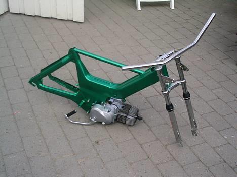 Puch Maxi K-Byttet med 4g DX - Med forgaffel + Motor monteret =) billede 11