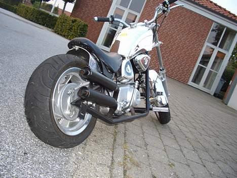 MiniBike Chopper - Ja der er jo en del Krom på den... billede 1