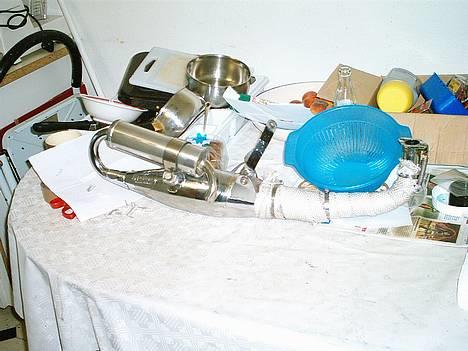 Aprilia Sonic Evo - Solgt i dele - Min Dejlige forchromet Hebo manston 2 potte :)  billede 8