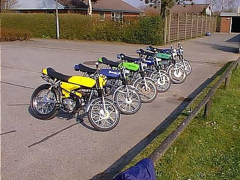 Yamaha Fs1 DX - Sommeren 2002.. Dette er dog kun en brøkdel at de Yamahaér jeg skruede i...;-) billede 10