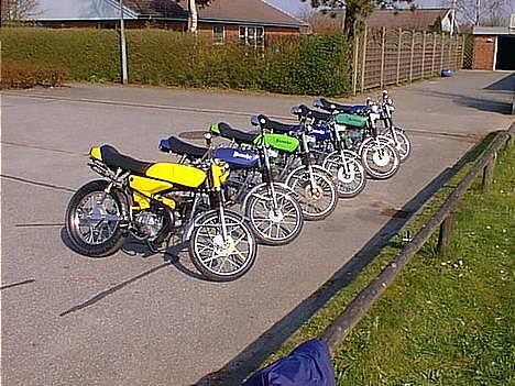 Yamaha Fs1 K  - Sommeren 2002.. Dette er kun en brøkdel af de Yamaha´er jeg har skruet i...;-) billede 9