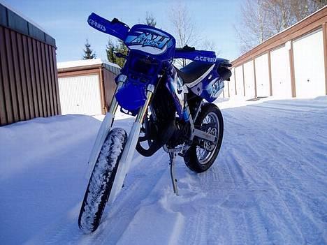 Motorhispania furia supermotard - blue front billede 3