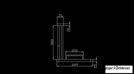 Aprilia Sonic_Sr ( totalskadet ) - arbejds tegning over Pit-stand. billede 8