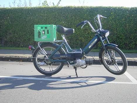 Puch SOLGT *Team LiderHaren*  - mælkekassen fandt jeg i føtex flaskerum :D billede 4