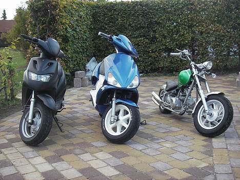 Benelli 491 - Mine to scootere og min brors mini chopper billede 9