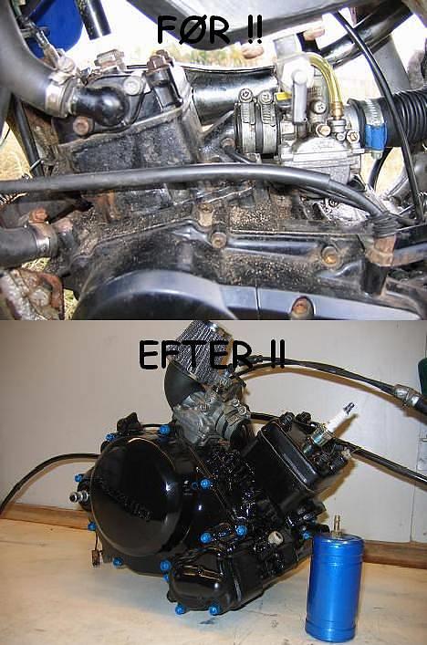 Suzuki Smx projekt FØR. - motor før lakering.. billede 4