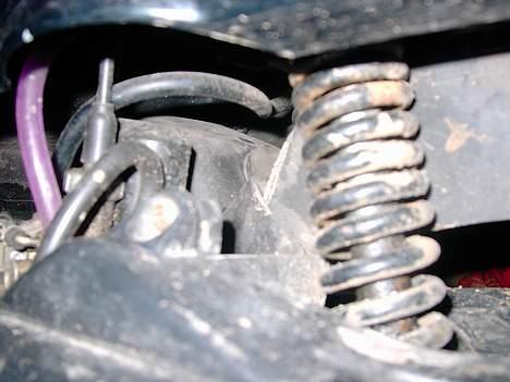 Honda sfx (projekt) - før (rusten støddæmper) billede 3