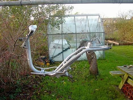 Honda sfx (projekt) - stellet er blevet stålkugleblæst billede 10